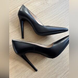 Prada Elegant Black High Heels Stiletto Pumps